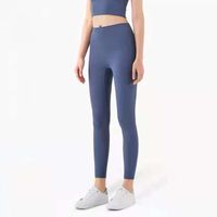 Designer Yoga Pants For Women High Waist Hip Lift Fitness Tights Solid Logo Print Luxury Female Sports Trousers