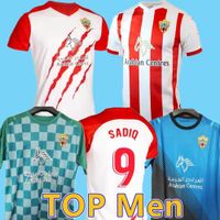 Men's T-Shirts Almeria 2021-22 High Quality Home Away Third Camisetas Man Soccer Jersey UD Sadiq Umar Customize T-shirt