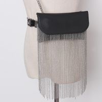 Bolsas de noite Luxo Metal Tassel PU Couro Fanny Packs Marca Design Cintura Bag Na Moda Peito Moda Messenger Ombro