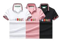 Mode Mens Designers Polo T-shirts Män Homme Summer Polos Shirt Broderi High Street Trend Top GT9999 S76