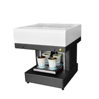 Impressoras 4 xícaras de café Impressora de café pizza pizza pão leite biscuit automaticamente imprimir automaticamente