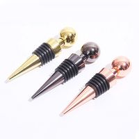 Stainless Steel Wine Stoppers Bar Tool Vacuum Sealed Bottle Stopper Cork Bottles Caps Storage Cap Plug Gift Accessories a38