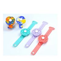 Finger Toy Fingertip Bracelets Rotate Colourful Push Bubble Autism Needs Squishy Stress Reliever Toys Adult Kid Funny Anti-stress Fidget a25