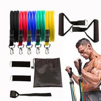 Elastic Resistance Bands Sets Gum Fitness Equipment Stretching Rubber Loop Band for Yoga Training Workout Exercise 18pcs seta19 a06