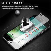 Screen Protector for iPhone 11 Pro Max Tempered Glass for iPhone 7 8 Plus Protector Film 0.33mm with Paper Box DHL a55