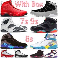 With Box Jumpman Mens Basketball Shoes 9 9s Particle Grey Ch...