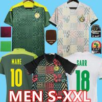 Senegal Futebol Jerseys 2021 National Team Mané 2002 Koulibaly Retro Gueye Kouyate Sarr Diallo Dia Homme Maillot De Foot Men Kit Kit Futebol Camisa Fardos Top