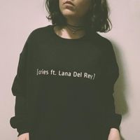 Ağlar Ft Lana Del Rey Kazak Kadınlar Komik Crewnecks Lana Tişörtü Unisex Kazak Tumblr Giyim Grunge Jumper Tops