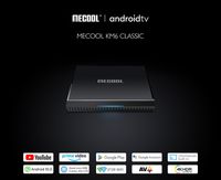 Mecool KM6 classico Androidtv 10.0 Amlogic S905x4 2 GB 16 GB 2.4G 5G WiFi Widevine L1 Set vocale certificato Google Top box