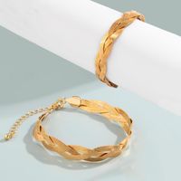 Link, Kette Punk Kreuz Schlange Armbänder für Frauen Gold / Silber Farbe Trendy Hand Ketten Schmuck Mode Dicke Charms 2022 Geschenk