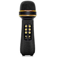 Microfono Bluetooth wireless Karaoke, 7-in-1 portatile portatile Karaoke Microfono microfono MIC Party Home Party per tutti gli smartphone