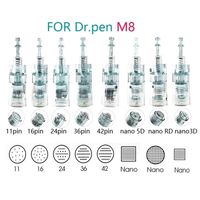 10 30 50 pcs Bayonet Cartridge Replacement for Dr.pen M8 Micro Needle 11 Pin 36 Pin 5D Nano Micro Skin Needling Tip Derma Stamp 220119