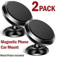 2PC Universal Magnetic Car Mount Cell Phone Holder Stand