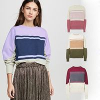 Marant Sweatshirt Farbe Hoodies passende Vintage Oansatz Langarm Street Pullover Sweatshirts Frühling Herbst Pullover Shirt Hfhlwy032