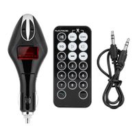Auto-Car-MP3-Sender Remote Control Kit LCD-Bildschirm-Anzeige USB 2.1A-Ladegerät