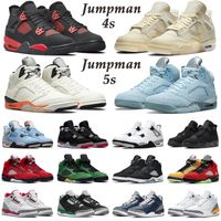 Jordan4s Men Basketball Shoes Air Jordan Retro 4 Wild Things Red Thunder Sail Black Cat jordan5s Blue Bird Oreo Alternate Grape Mens Trainers Sport Sneakers