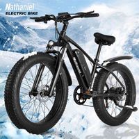 전기 자전거 48V 1000W 스포츠 산악 자전거 4.0 뚱뚱한 타이어 스노우 전기 자전거 리튬 배터리 ebike 접이식 전기 자전거