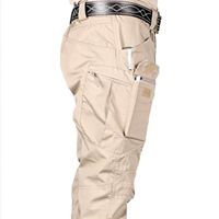 Mens Tactical Pants Multiple Pocket City Trousers Urban Spor...
