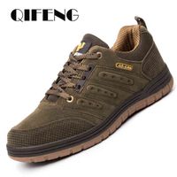Men Outdoor Casual Flat Shoes Classic Style Hiking Shoes Wear Resisting Anti-Skid Walking Middle Aged Male Jeans Footwear Winter 220120