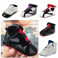 Free Shipping Baby Boys Girls Soft Sole Crib Shoes PU Leather Anti-slip Shoes Toddler Sneakers 0-18M