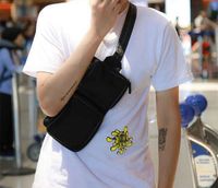 Männer Designer-Tasche Umhängetasche Taille Tasche Schwarz Gelbes Band Outdoor Männer Off Brusttaschen Anti-Diebstahl Sling Pack Satchel Multi-Tasche Abnehmbare