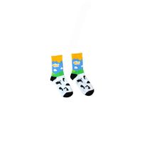 Cow Pattern Tide Socks Dunk Ice Cream Couple Medium Tube Pure Cotton Sports Ins Men's and Women's Versatile Socks