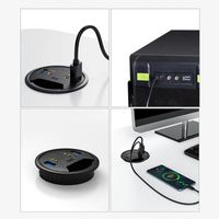 Hubs USB Hub Gommmet Risposta istantanea USB3.0 Adattatore di alimentazione per trasmissione da 5 Gbps per PC