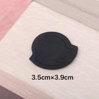 3.8 * 3.9cm Cuir Patch Patch Noir Accessoires de bricolage pour Bijoux Chapeau Sac Tissu Haute Qualité Grossiste Prix de gros