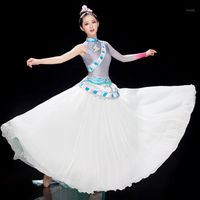 Bühnenverschleiß Hohe Qualität Tibetanisches Bad Dance Kostüme Weibliche Erwachsene Ethnische Artanzug Swing Kleid Kleidung Kleidung1