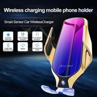 R9 Wireless Chargers Smart Sensor Car Phone Auto Holder 10W Fast Charging Clip Bracket For Androida19a15