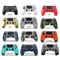 Handheld Bluetooth Wireless Controller without Logo 22 Colors Vibration Joystick Video Game Gamepad for Sony PS4 Play Stationa47a14a38 a21
