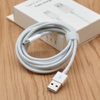White Power Line 2A Micro USB Typ-C Schnelle Lade-Telefonkabel Daten für Huawei iPhone Android Cable 3ft/6ft/10ft mit Einzelhandelsbox
