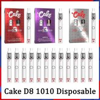 Wegwerp E Sigaretten Cake D8 1010 Wegwerpapparaat Kit 1,5 ml Gram Lege Dikke Oil Pod Cartridge Atomizer Oplaadbare 650 mAh Batterij Vape Stick Pen XL XL