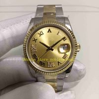 10 Color Real Photo Top Midsize BP заводские часы мужчины женщины 36 мм 126233 сталь желтый золотой шампанский алмазный набор 126203 126231 BPF Cal.2813 Часы движения