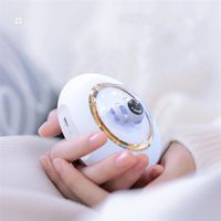 usb new astronaut luminous flying saucer hand warmer power bank in stock DHL a28331c