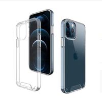 Protective Clear Cases Acrylic Case For iPhone 13 12 Mini 11 Pro XR XS Max 8 7 Plus Samsung S21 S20 Note20 Ultra Hybrid TPU PC Drop Resistance Premium Space Shockproof