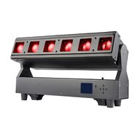 Bühnenbalkenwaschung 6x40W RGBW leistungsstarke LED 4in1 beweglicher Kopflicht Zoomkopf für Disco Bar