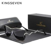 KINGSEVEN Vintage Women's Glasses Gradient Lens Polarized Sunglasses Women Brand Design UV400 Oversized Shade lentes de sol 220118
