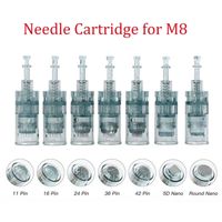 10 / 20pcs Dr. Pen M8 Aiguille Cartouches Baïonnet 11 16 36 42 Nano MTS Micro Oritannique pour le MicroyeDling DR Pen 211229