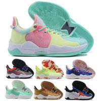 Pg 5 Paul George Men Basketball Shoes Playstation Blue Wheat Mismatched Daughters Green Glow Play for the Future 5s Man Outdoor Trainers Sneakers