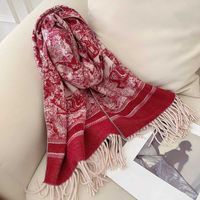 Classic Designers Women cashmere scarf Shawl Fashion Classic scarves 2022 luxury muffler Letter pattern wool Landscape animal Print