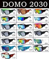 DOMO 2030 очки Марка Дизайнер óculos-де-Сол Большой кадр лица Мужчины Спорт Покрытие очки Gafas De Sol очки Мужчина для