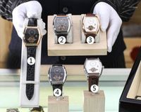 Наручные часы дизайнерские часы автоматическое движение 42 * 13 мм кожаный ремешок смотреть мужские часы высокая рождественская вечеринка подарок11