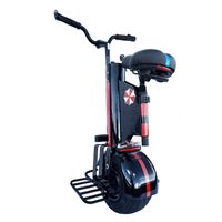 Monocycle électrique One Wheels Sans équilibrage scooters 10 pouces 800W 60V 120km Scooters électriques adultes avec siège / poignée