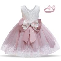 Baby Girls Dress For Birthday Party And Wedding Christmas Dresses Princess Flower Tutu Dress Little Girls 2pcs Prom Ball Gown