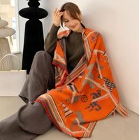 2020 Écharpe d'hiver Femmes Cachemire Écharpe Nouveau Mode Chaud Foulard Top Qualité Top Qualité Écharpes Multicolor épais Châles Soft Soft