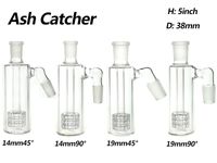 Peças e acessórios de vidro de vidro Catcher de cinzas 14/19mm difusor com Tyle Perc. 14mm ou 19mm 45 ° ou 90 ° CA003A
