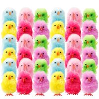 Simulazione Decorazione di Pasqua Pulcino mini giocattoli artificiali regalo di pollo peluche decorazione della festa della festa di Pasqua regalo di giorno di Pasqua