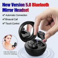 TWS Kulaklık Bluetooth 5.0 Kablosuz Mini Kulakiçi Ayna Gürültü Azaltma Su Geçirmez Dokunmatik Oyun Kulaklık LB-10 8D Stereo Ses PK F9 B5 Q32