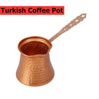 Houten handvat Turkse koffie pot koffie Turk koperen koffiezetapparaat voor Turk CEZVE cafeteria2776